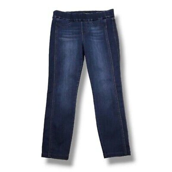 Liverpool Ankle Skinny Jeans Women's 4 Petite Pull On Mid Rise EUC - Picture 1 of 8